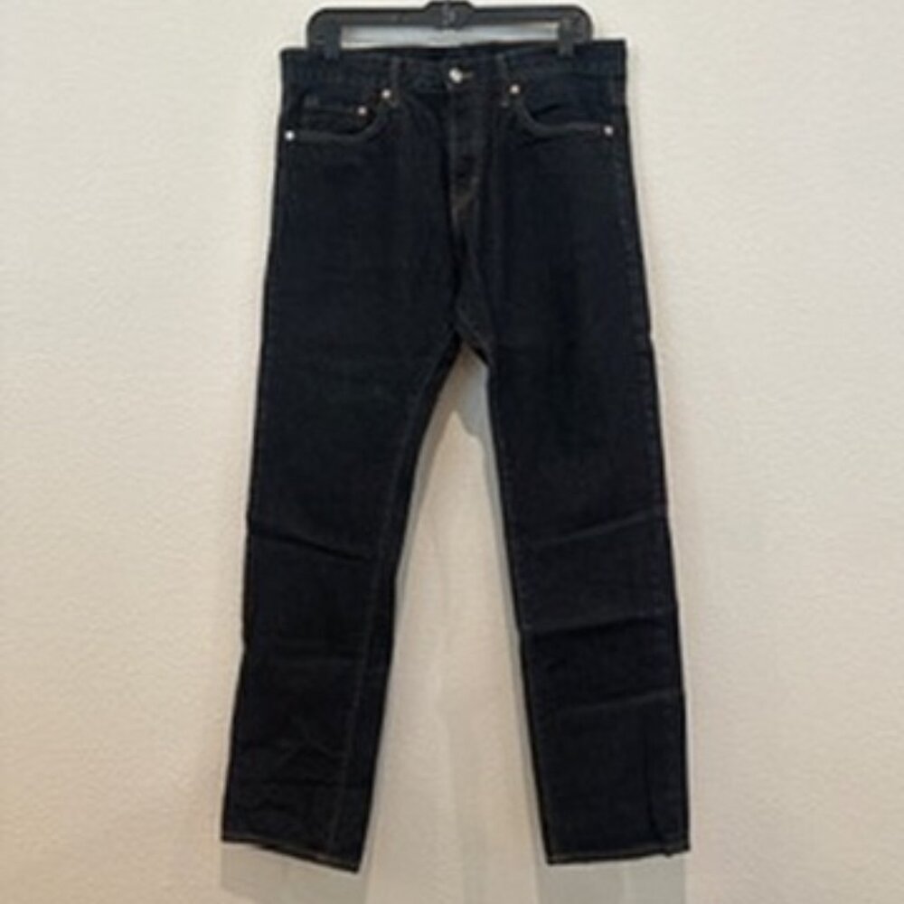 H&M Straight Leg Jeans (Men’s 32x32, Raw Black Denim)